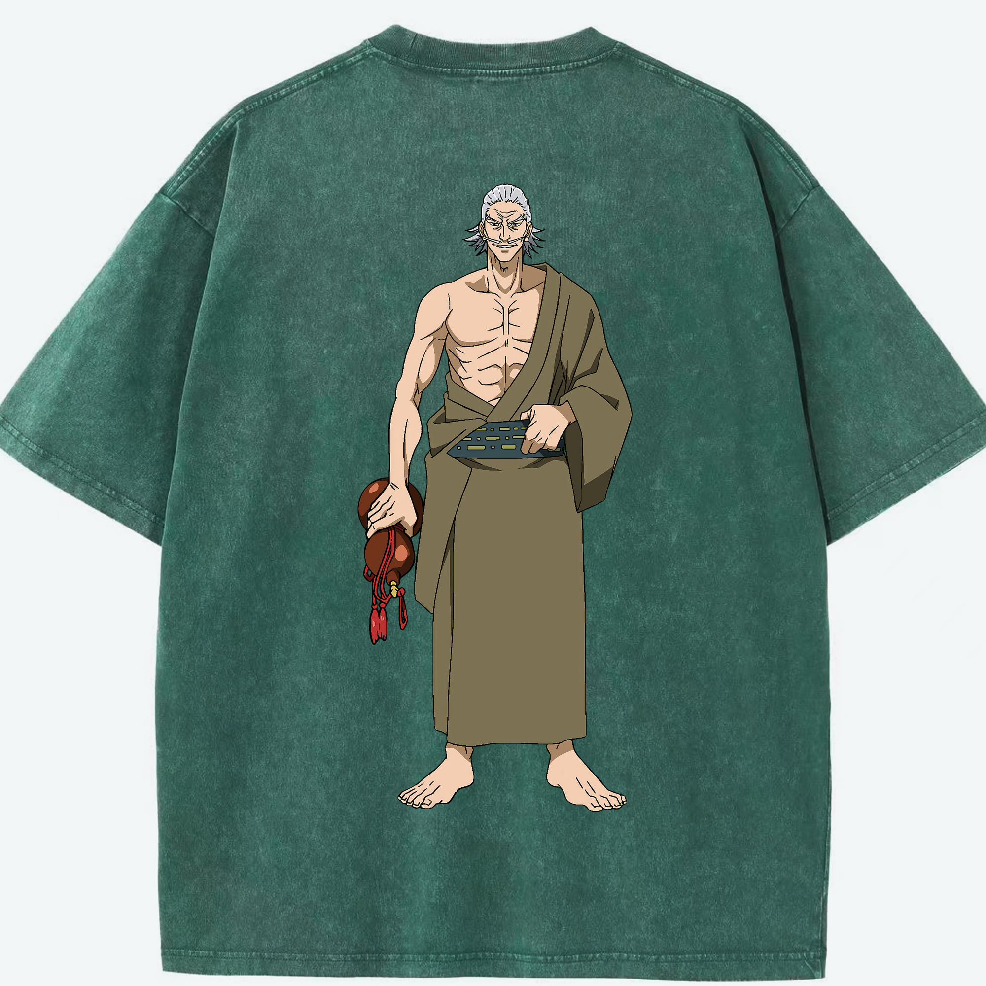 （画像用） 呪術廻戦 Jujutsu Kaisen 綿100% ヴィンテージ風 半袖Tシャツ（背面プリント）